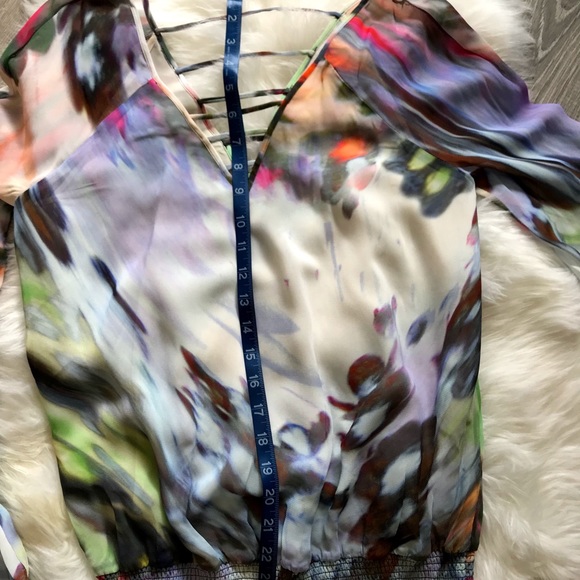 Anthropologie Leifsdottier colorful blouse size 4 - Picture 5 of 8